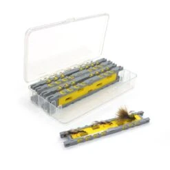 Kilwell ABS Plastic Fly Box For Dropper Rig With 5 Storage Bars