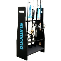 Shimano Rod Rack 14pc Matte Black/White -Fishing Gear Sales 149640 5 n