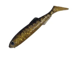 Molix RT Shad 3.5 Inch Soft Plastic Lure -Fishing Gear Sales MolixRTShadinchSoftPlastic BlackGold